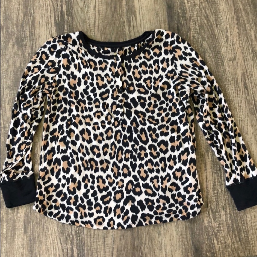 Kate Spade PJ Top- Leopard Print. Size: M, New!
